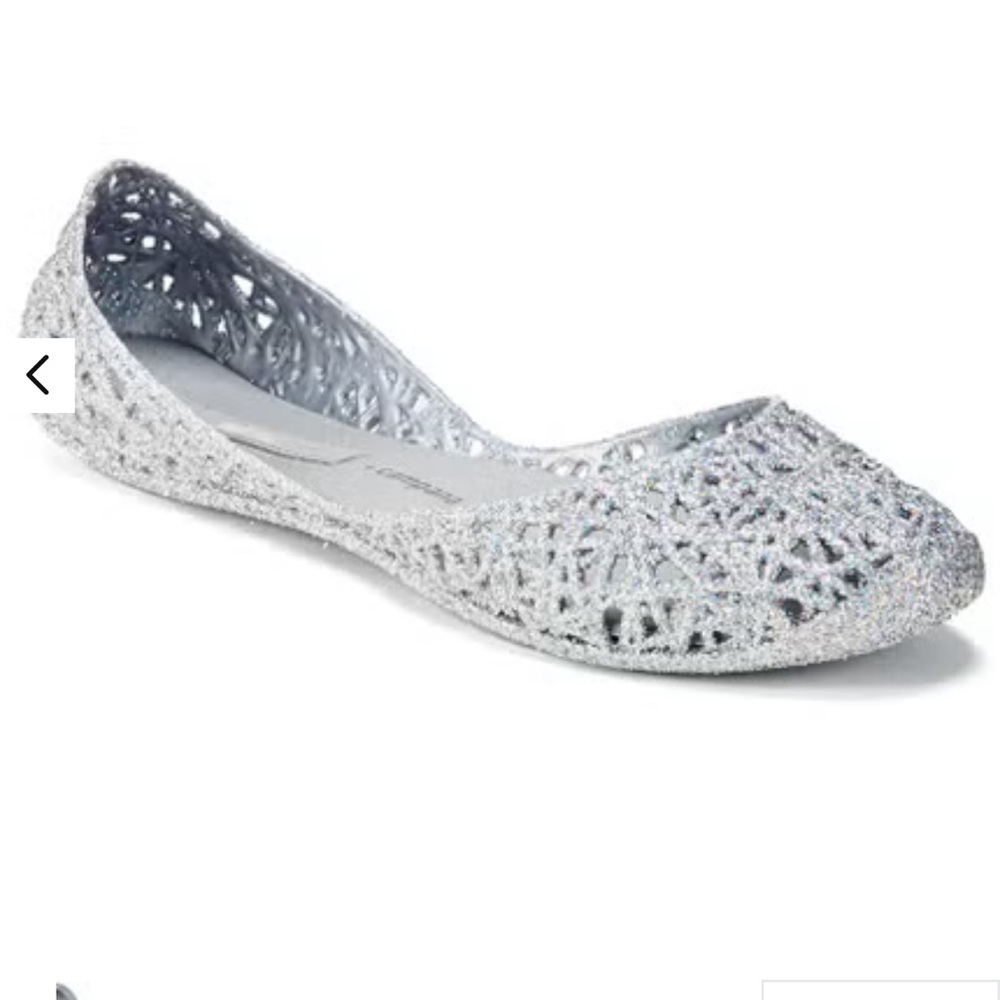 Gently used Melissa Campana zig zag jelly flat